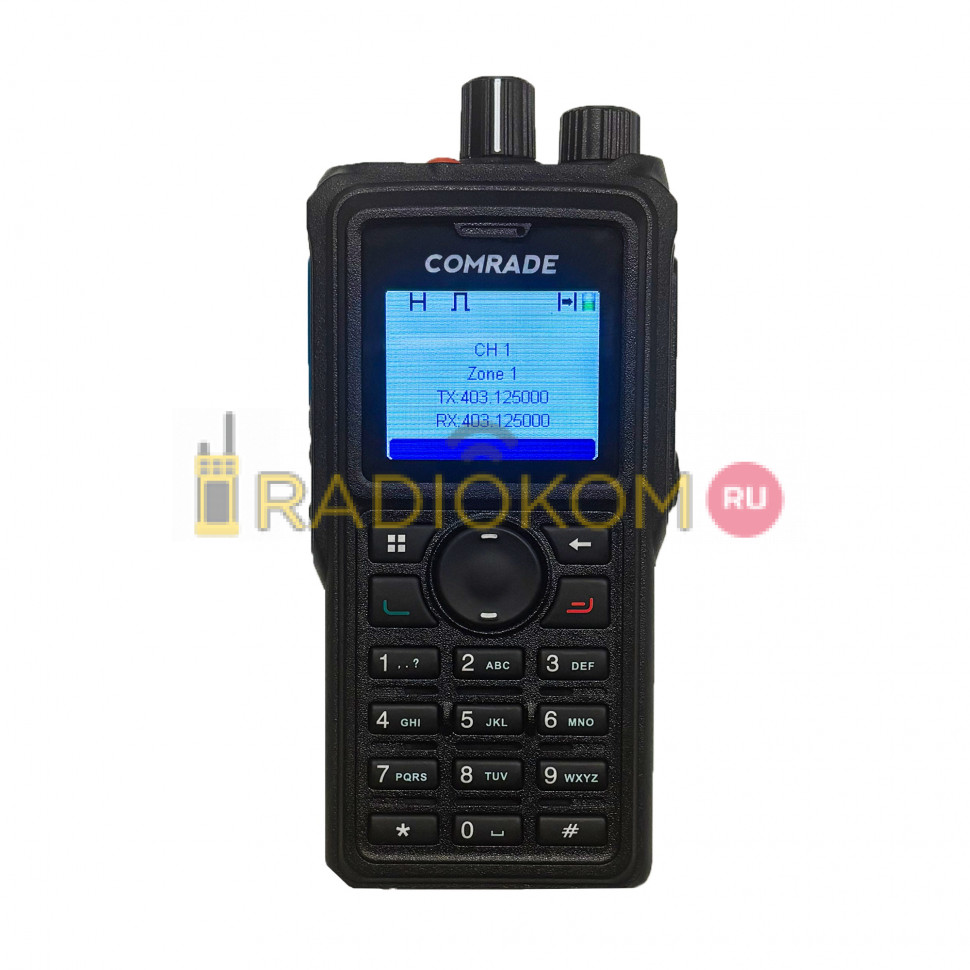 Профессиональная портативная радиостанция Comrade R4800 UHF DMR